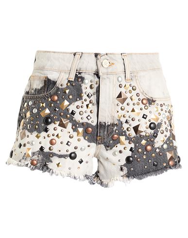 Rivulet Woman Denim Shorts Black Size 6 Cotton In Black