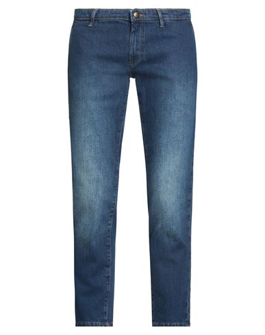 At.p.co At. P.co Man Jeans Blue Size 34 Cotton, Elastane In Blue