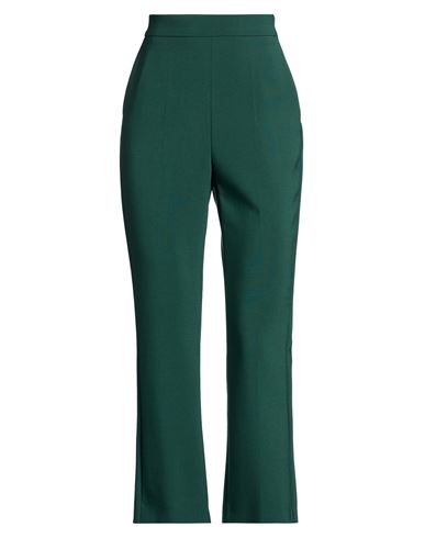 Max Mara Woman Pants Green Size 2 Virgin Wool, Elastane