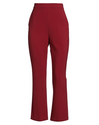 Max Mara Woman Pants Red Size 4 Virgin Wool, Elastane In Red