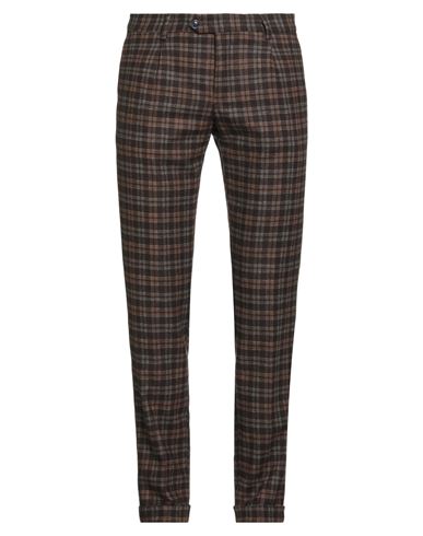 Betwoin Man Pants Brown Size 38 Wool, Polyester, Polyamide, Elastane