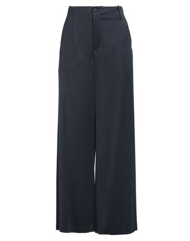 Gentryportofino Woman Pants Navy Size 12 Viscose, Cupro In Blue