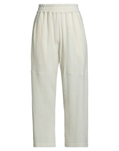 Gentryportofino Woman Pants Ivory Size 12 Virgin Wool In White