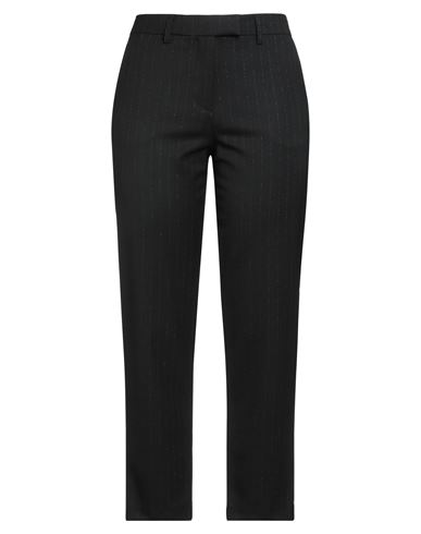 True Religion Woman Pants Black Size 6 Virgin Wool, Lycra, Polyamide, Metallic Fiber In Black