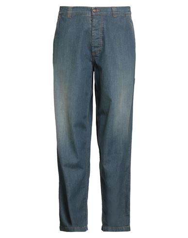 Maison Margiela Man Jeans Blue Size 34 Cotton In Blue