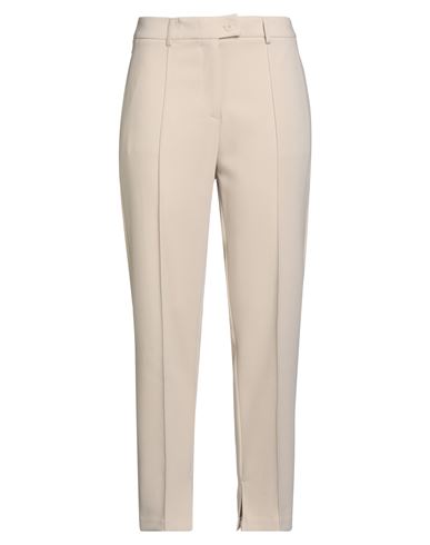 Kartika Woman Pants Beige Size 8 Polyester, Viscose, Elastane In Sand