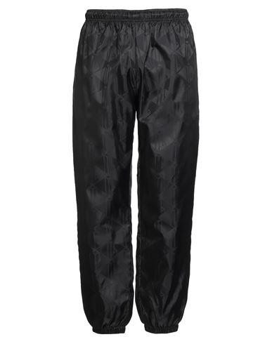 Lacoste Man Pants Black Size 6 Polyamide In Black