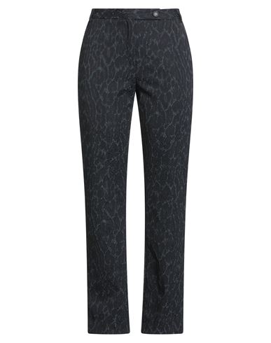 Massimo Alba Woman Pants Midnight Blue Size 6 Polyester, Polyamide, Elastane In Blue