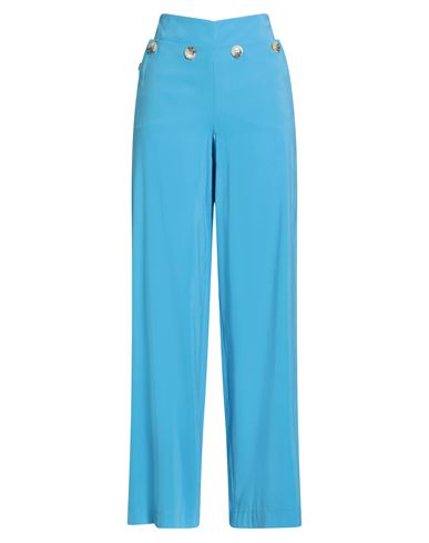 Jijil Woman Pants Azure Size 12 Viscose, Polyester In Blue