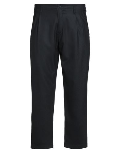 Ymc You Must Create Man Pants Midnight Blue Size 34 Wool, Polyester, Elastane In Blue