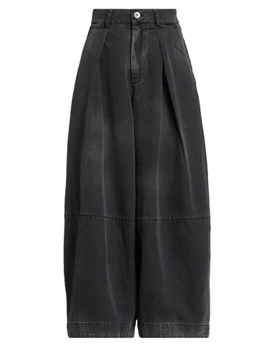 Ymc You Must Create Ymc Deadbeat Barrel-leg Cotton-blend Trousers In Black
