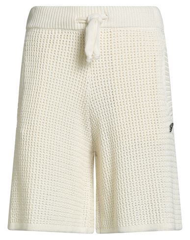 Garment Workshop Man Shorts & Bermuda Shorts Cream Size L Cotton In White