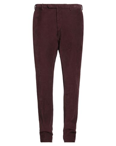 Santaniello Man Pants Burgundy Size 30 Cotton, Elastane In Brown