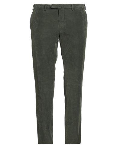 Santaniello Evoluto Man Pants Military Green Size 42 Cotton, Elastane In Green