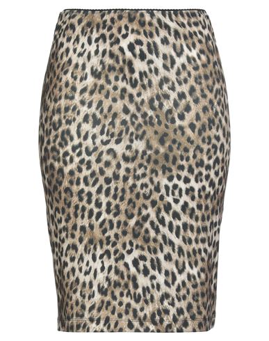 N°21 Woman Midi Skirt Black Size 8 Polyester, Elastane