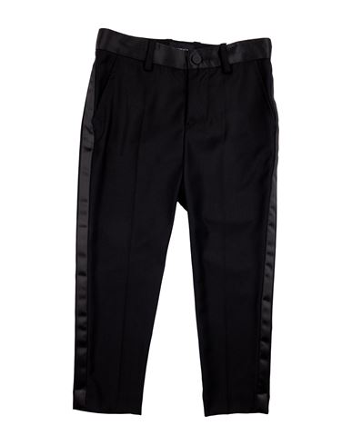 Monnalisa Toddler Boy Pants Black Size 6 Polyester, Viscose In Black