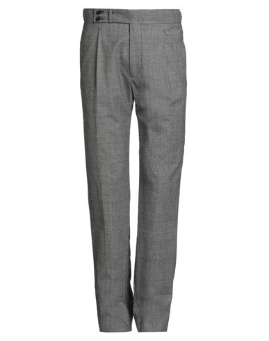Tagliatore Man Pants Black Size 32 Virgin Wool, Polyester, Elastane In Gray