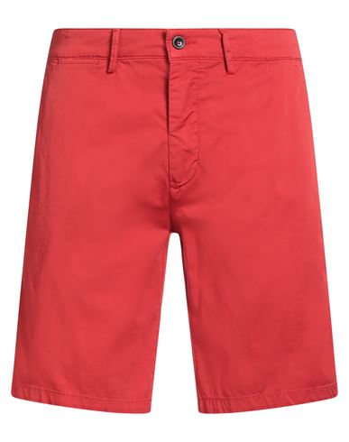 Harmont & Blaine Man Shorts & Bermuda Shorts Red Size 32 Cotton, Elastane