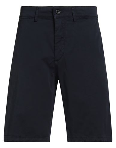 Harmont & Blaine Man Shorts & Bermuda Shorts Navy Size 42 Cotton, Elastane In Blue