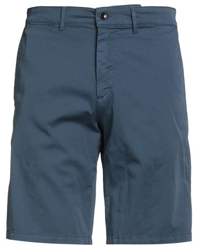 Harmont & Blaine Man Shorts & Bermuda Shorts Slate Blue Size 34 Cotton, Elastane In Blue