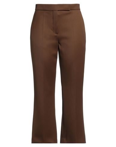 Tory Burch Woman Pants Brown Size 12 Wool