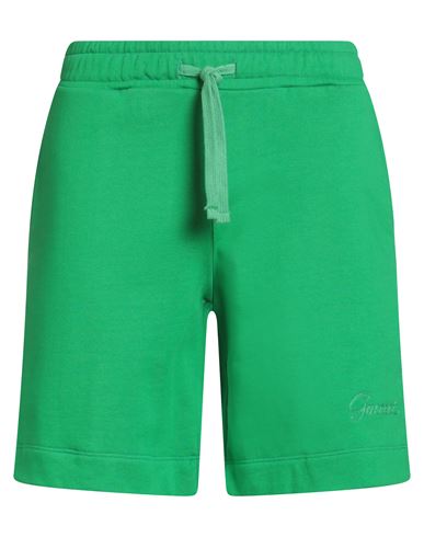 Garment Workshop Man Shorts & Bermuda Shorts Green Size L Cotton In Green