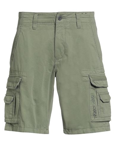 Rip Curl Man Shorts & Bermuda Shorts Military Green Size 28 Cotton