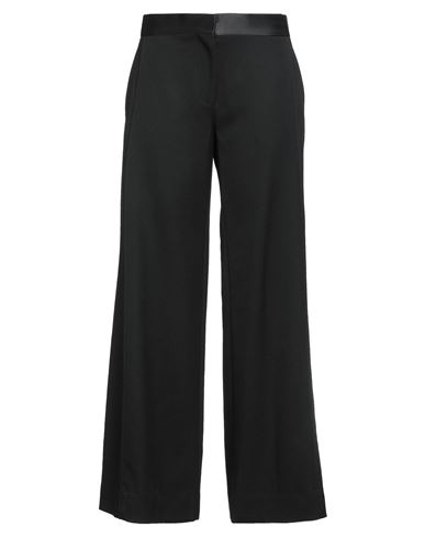 Victoria Beckham Woman Pants Black Size 6 Polyester, Virgin Wool In Black
