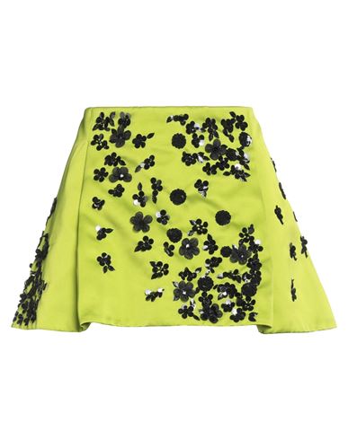 Des_phemmes Embellished Duchesse Mini Skirt In Green