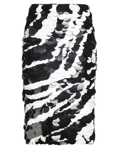Des_phemmes Woman Midi Skirt Black Size 4 Nylon In Black