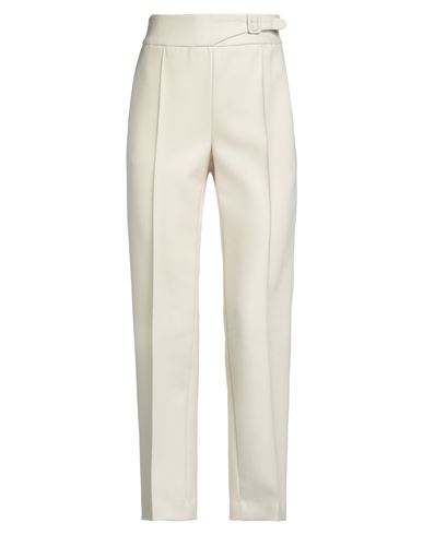Ermanno Scervino Woman Pants Beige Size 2 Virgin Wool In White