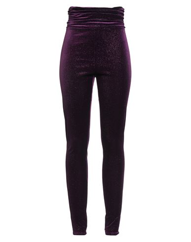 Stefano De Lellis Woman Pants Purple Size 8 Pes, Elastane In Purple