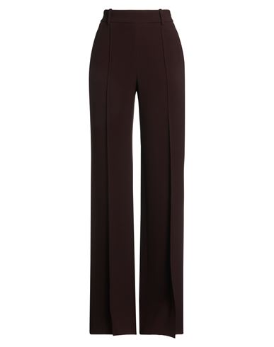 Ermanno Scervino Woman Pants Chocolate Brown Size 2 Viscose, Acetate In Brown