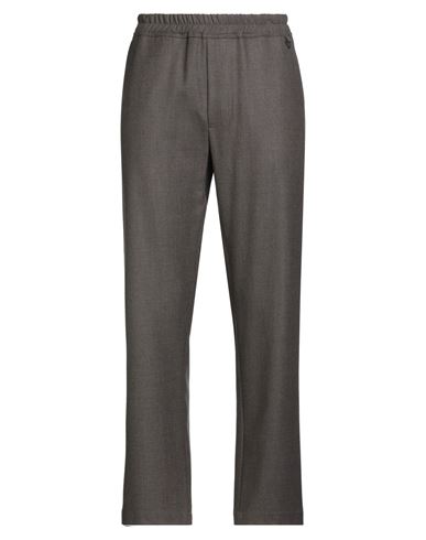 Aion Man Pants Taupe Size 32 Wool, Cashmere In Gray