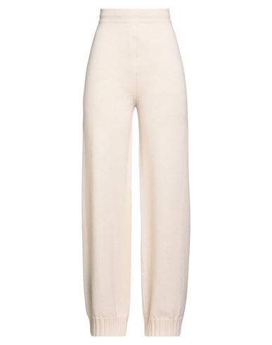 Gentryportofino Woman Pants Ivory Size 10 Cashmere In Neutral