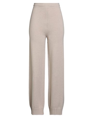 Gentryportofino Woman Pants Beige Size 10 Cashmere In Neutral