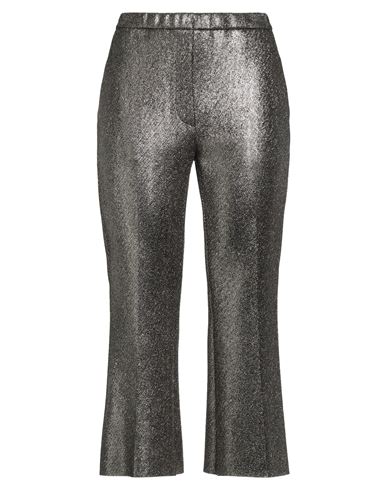 The M .. Woman Pants Black Size M Polyamide, Elastane, Metal