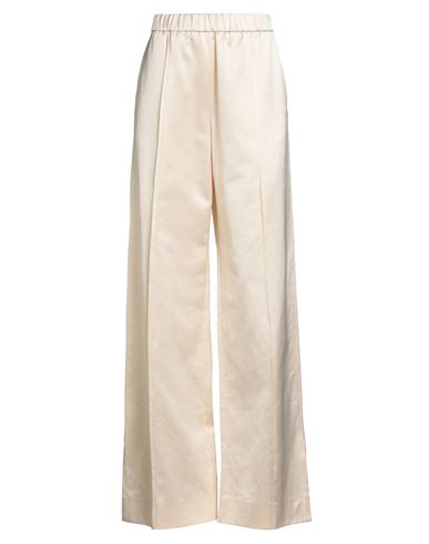 Jil Sander Woman Pants Ivory Size 6 Cotton In Neutral