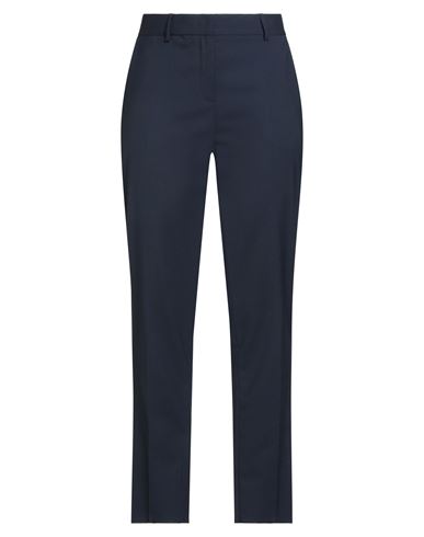 Brian Dales Woman Pants Midnight Blue Size 8 Polyester, Wool, Elastane In Blue