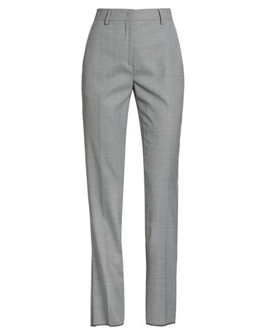 Brian Dales Woman Pants Grey Size 2 Polyester, Wool, Elastane In Gray