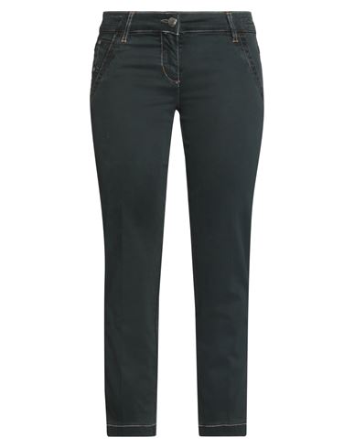 Jacob Cohёn Woman Pants Dark Green Size 29 Cotton, Elastane In Green