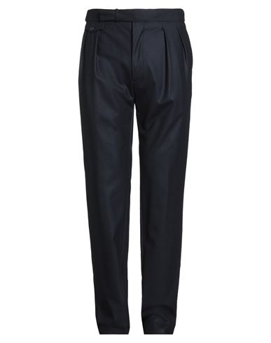 Tagliatore Man Pants Charcoal Size 34 Virgin Wool, Elastane In Blue
