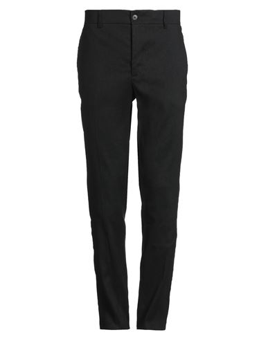 Brian Dales Man Pants Black Size 36 Linen, Viscose, Elastane In Black