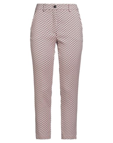 Seventy Venezia Woman Pants Beige Size 12 Cotton, Polyamide, Elastane In Pink