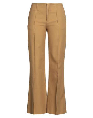 Chloé High-waisted Tailored Trousers With Flared Legs In Nude