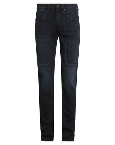 Jeckerson Man Jeans Midnight Blue Size 30 Cotton, Elastomultiester, Elastane In Blue