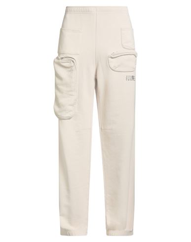 Mm6 Maison Margiela Man Pants Beige Size Xl Cotton In Neutral