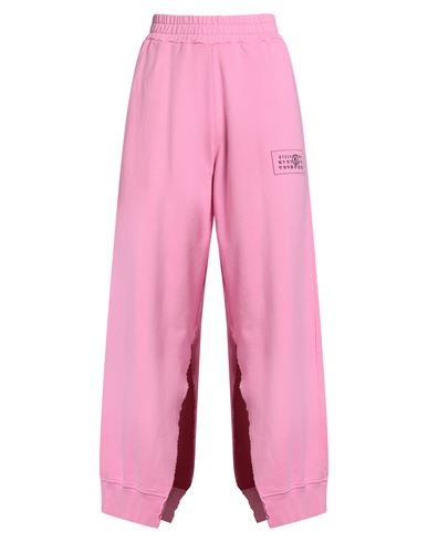 Mm6 Maison Margiela Woman Pants Pink Size M Cotton In Pink