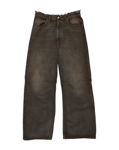 Mm6 Maison Margiela Man Jeans Khaki Size 34 Cotton In Gray