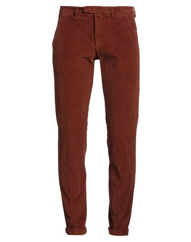 Briglia 1949 Man Pants Rust Size 35 Cotton, Elastane In Brown